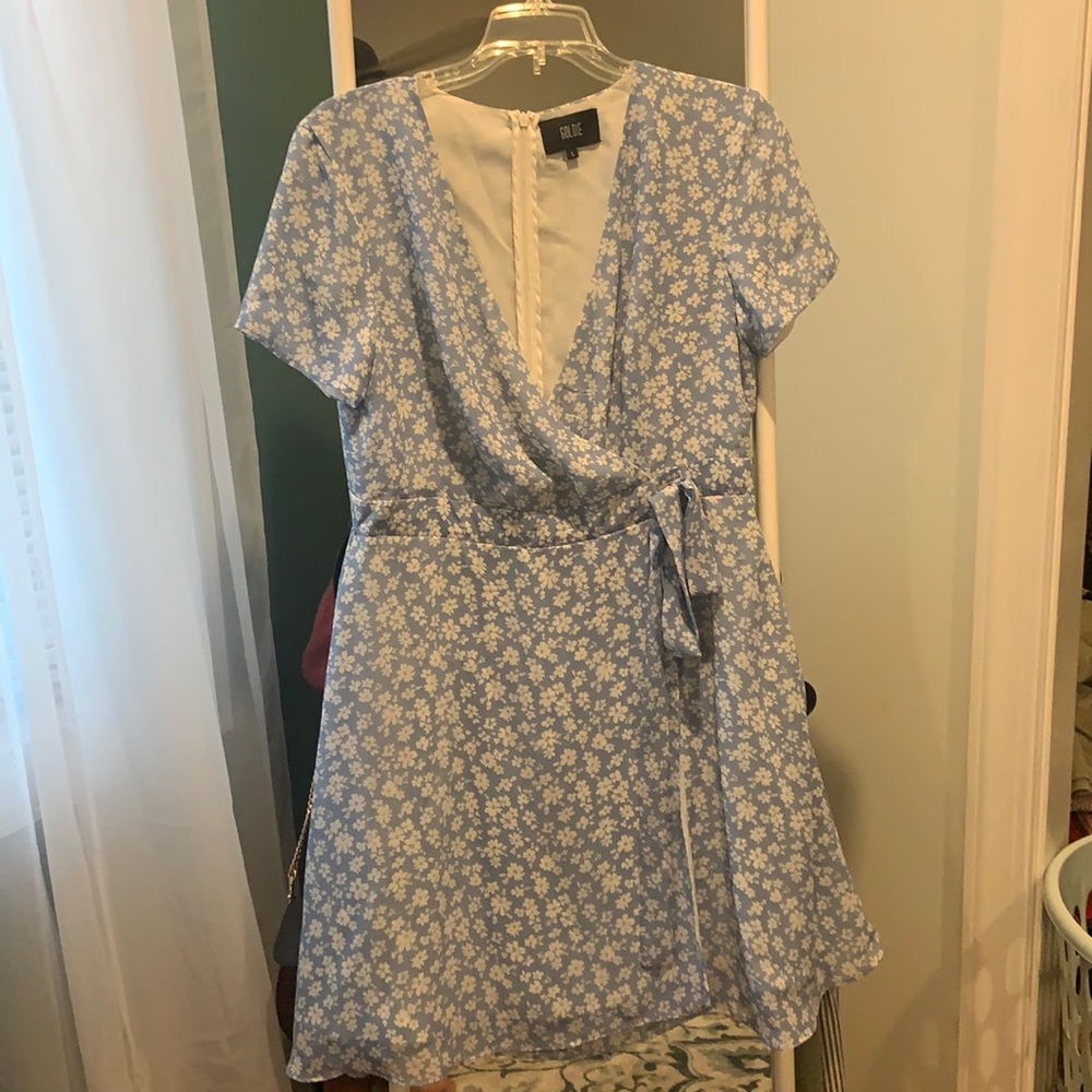 Faux wrap dress from boutique.